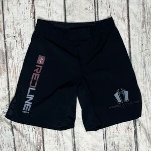 Redline Gear Athletic BLACK Cross Fit Swim Trunks Workout Gym Mens Fitness